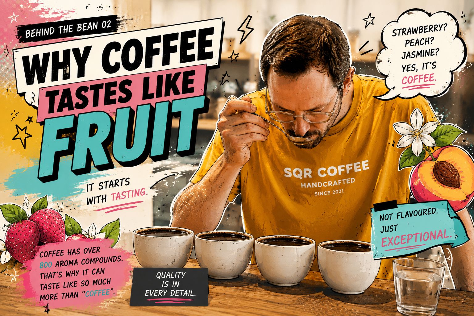 Warum Kaffee nach Früchten schmeckt