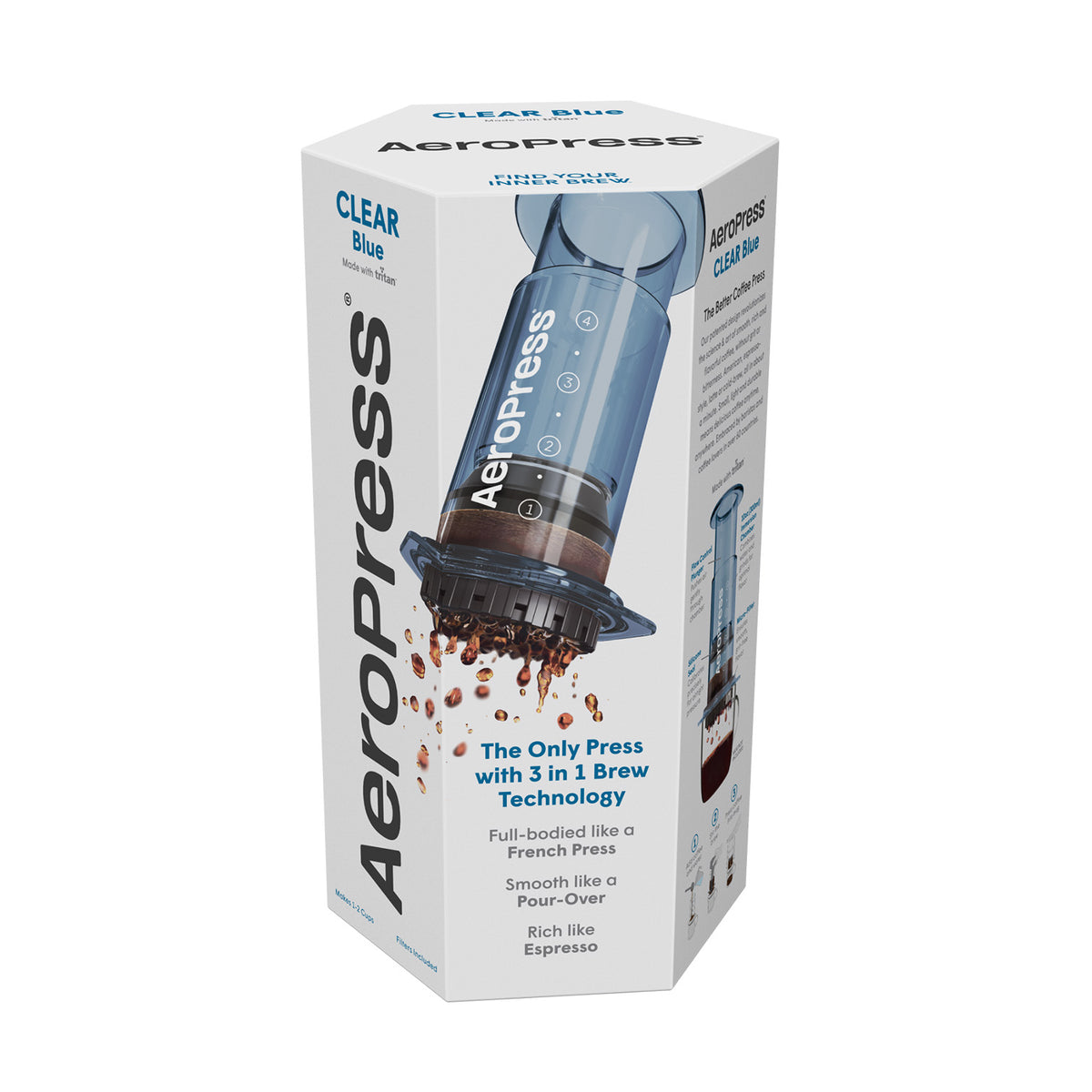 AeroPress - Clear Blue