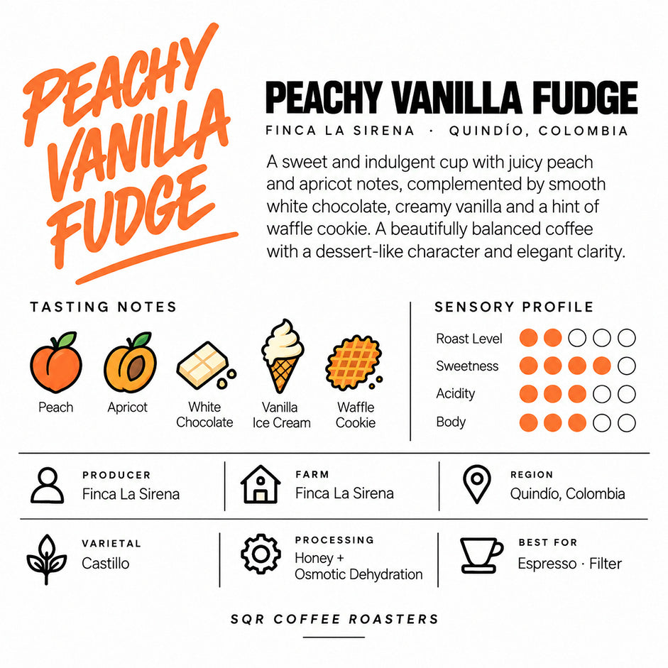 Peachy Vanilla Fudge